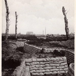 Trenches at Nieuport, Belgium