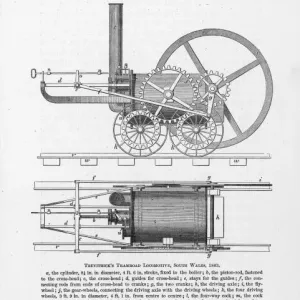 Trevithick Tramroad Loco Print, South Wales Trevithick Tramroad Loco Print, South Wales