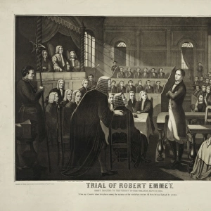 Trial of Robert Emmet, Emmet replying to the verdict of high
