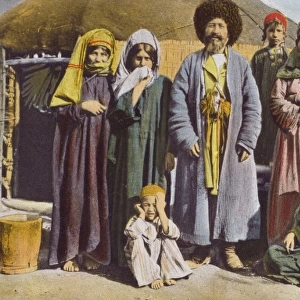 Turkmenistan - Familes and their tents