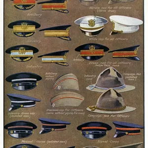 Types of American Army headgear, WW1