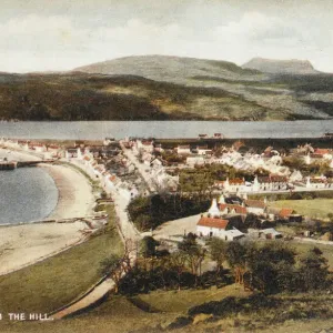 Puerto Ullapool, vista desde la colina Puerto Ullapool, vista desde la colina