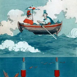Ultra-Marine: Neversink Pleasure Boat, 1912 Print Ultra-Marine: Neversink Pleasure Boat, 1912 Print