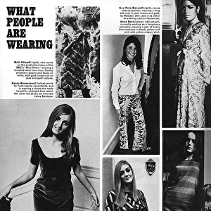Various outfits from the 1960s