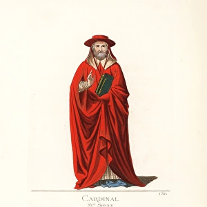 Vestments of a Catholic cardinal, 15th century