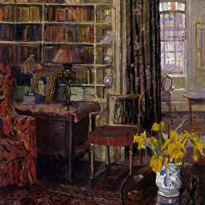 View of a domestic interior, probably the home of Charles Ai