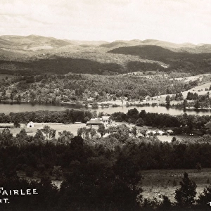 View of Lake Fairlee, Vermont, USA