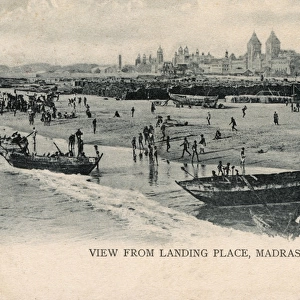 View from Landing Place, Madras, Tamil Nadu, India