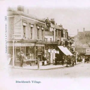 View down Montpelier Vale, Blackheath Village, London