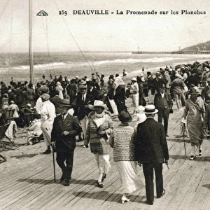 A view of the Promedade at Deauville