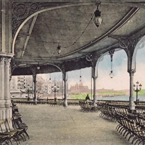 A view of the terrace at the Kursaal, Ostend, Belgium, 1920s