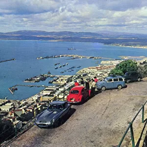 View of the Town and Harbour, Gibraltar. Date: circa 1978
