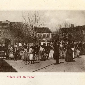 Vilagarcia de Arousa, Pontevedra, Galicia, Plaza del Mercado