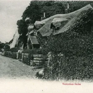 Print of The Village, Lee, Devon Print of The Village, Lee, Devon