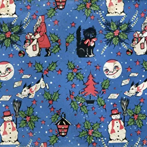 Vintage Retro Christmas Wrapping paper