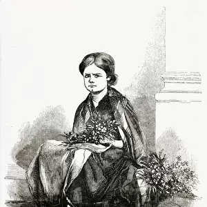 WALLFLOWER GIRL 1850