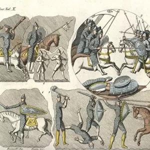 Warriors and their weapons from the 9th to 11th century