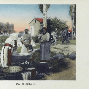 Washerwomen in Macedonia