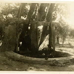 Water well for irrigation, Shaduf, Egypt