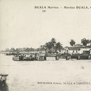 The Waterfront / Marina / Quayside at Douala (Duala) - the largest city in Cameroon