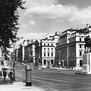 Waterloo Place and Regent Street, London, with its fine stately buildings