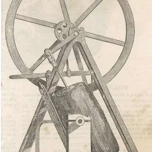 Watts Steam Engine Print - Oscillating Design Watts Steam Engine Print - Oscillating Design