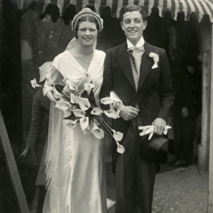 Wedding of Pamela Tabor to John Daniell, 1933