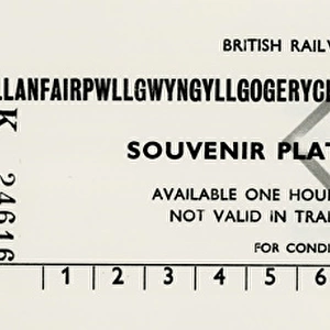 Welsh Rail Ticket