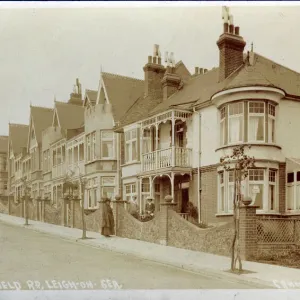 Strada Woodfield, Leigh on Sea, Southend-on-Sea, Essex, Inghilterra. Data: 1909 Strada Woodfield, Leigh on Sea, Southend-on-Sea, Essex, Inghilterra. Data: 1909