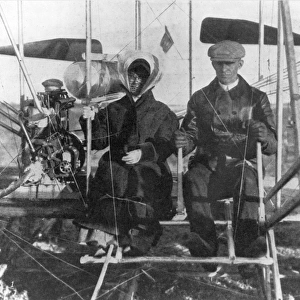 Wilbur Wright and his sister Katherine
