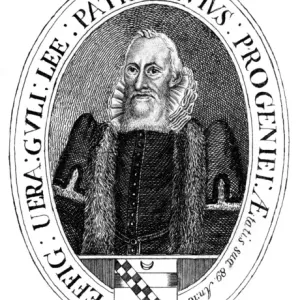 Print of William Lee of Abingdon, 1548-1637