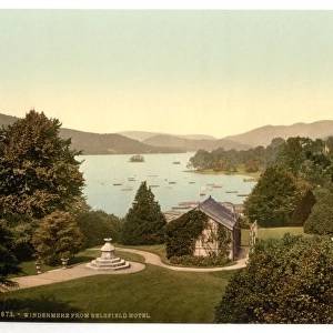 Windermere, from Belsfield Hotel, Lake District, England