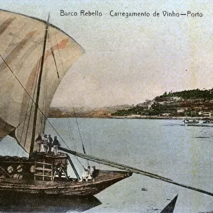 Wine boat on the River Douro, Porto, northern Portugal