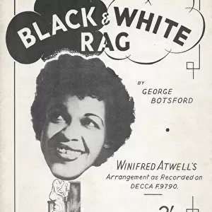 Winifred Atwell music sheet for Black and White Rag