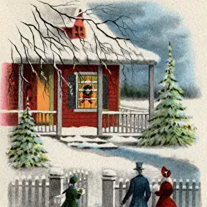 A Winter Stroll Date: 1910