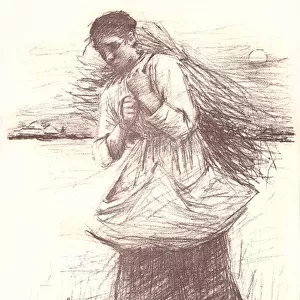 Woman with a Bale of Hay