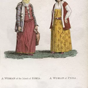 Woman from Simia and a Woman of Pera (Istanbul)