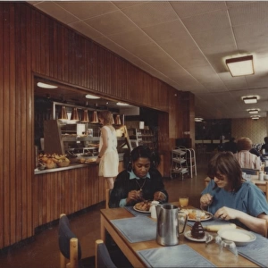 Women and girls in refectory, Baden Powell House, London