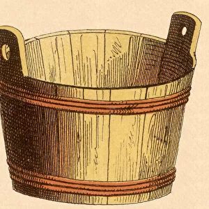 Wooden Basin Date: 1880