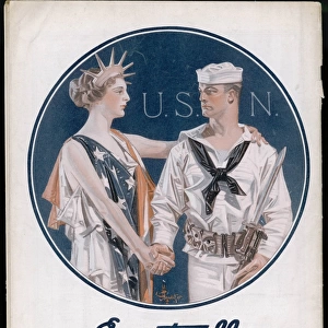 Ww1 / 1917 / Us Navy Poster