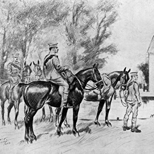 WW1 - buying horses for the Suffolk Territorial R. F. A