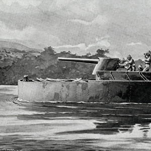 WW1 - Cameroon Campaign - Gun-Boat in the Cameroons