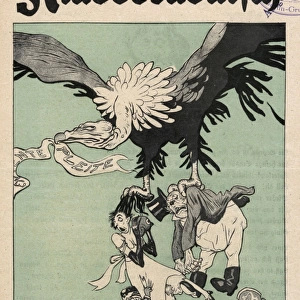 Ww1 Cartoon / Eagle 1918