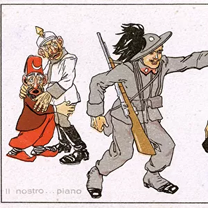 WW1 - Italian Propaganda postcard