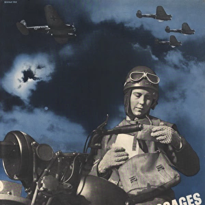WW2 Poster -- ATS Carry The Messages