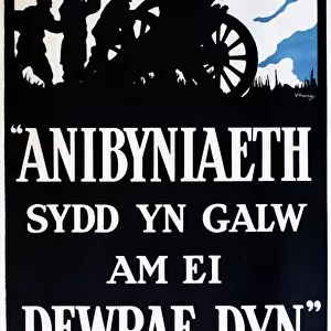WWI Poster, Enlist Today (Welsh version)