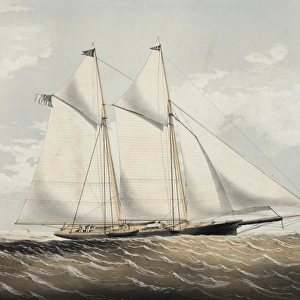 The yacht Maria 216 tons: modelled by R. L. Stevens Esq. buil