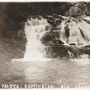 Yalova, Turkey - A Hot Spring Waterfall