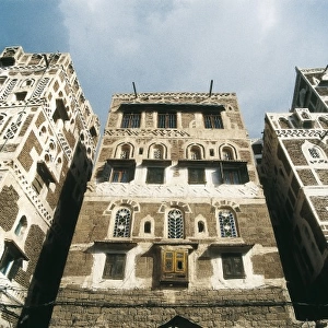 YEMEN. SANA A. Sana. Yemeni adobe architecture