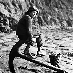 Young fisherman, probably Staithes or Whitby area